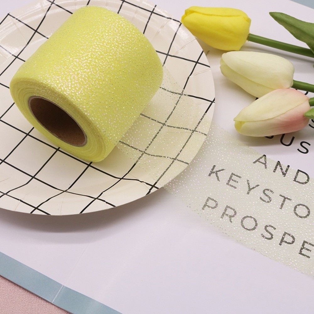 6CM 25야드 크리스탈 스팽글 리본 오간자 DIY 공 - Ribbon Organza Roll 리뷰 및 가격