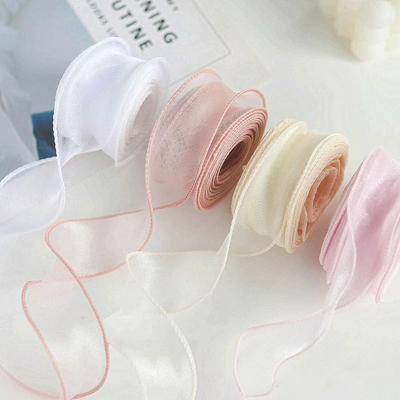 10야드 40mm 롤 실크 리본 새틴 리본 오간자 리본 - Ribbon Organza Roll 리뷰 및 가격