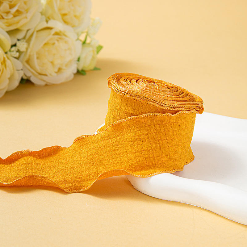 4CM 9 미터/롤 주름진 레이스 가장자리 리본 꽃 포 - Ribbon Organza Roll 리뷰 및 가격