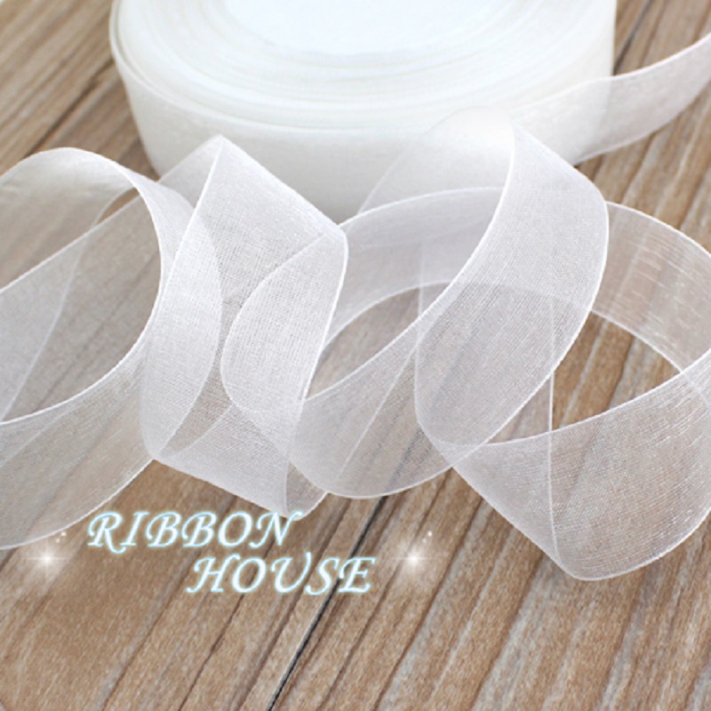 (50 야드/롤) 12/15/20/25/40/50mm  - Ribbon Organza Roll 리뷰 및 가격