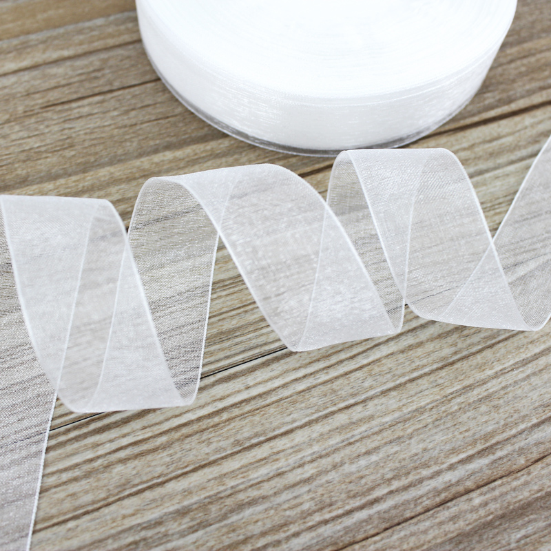 (50 야드/롤) 12/15/20/25/40/50mm  - Ribbon Organza Roll 리뷰 및 가격
