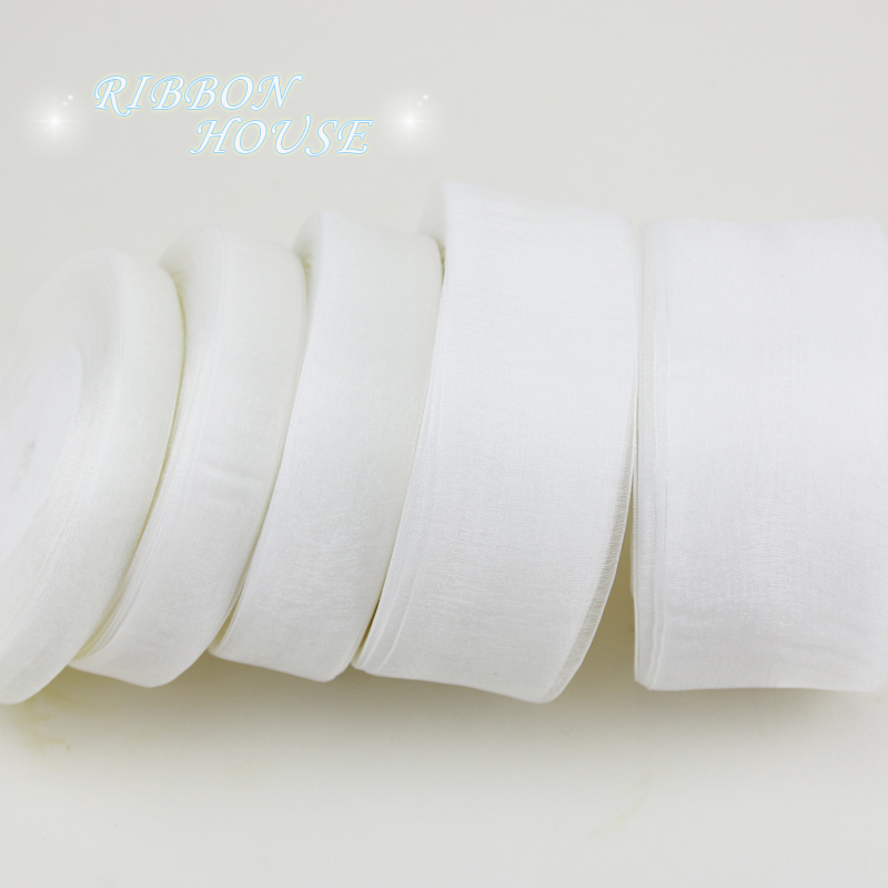 (50 야드/롤) 12/15/20/25/40/50mm  - Ribbon Organza Roll 리뷰 및 가격