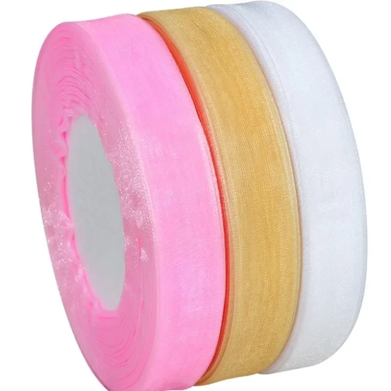 15mm 50야드/롤 오간자 리본 선물 웨딩 파티 크리 - Ribbon Organza Roll 리뷰 및 가격