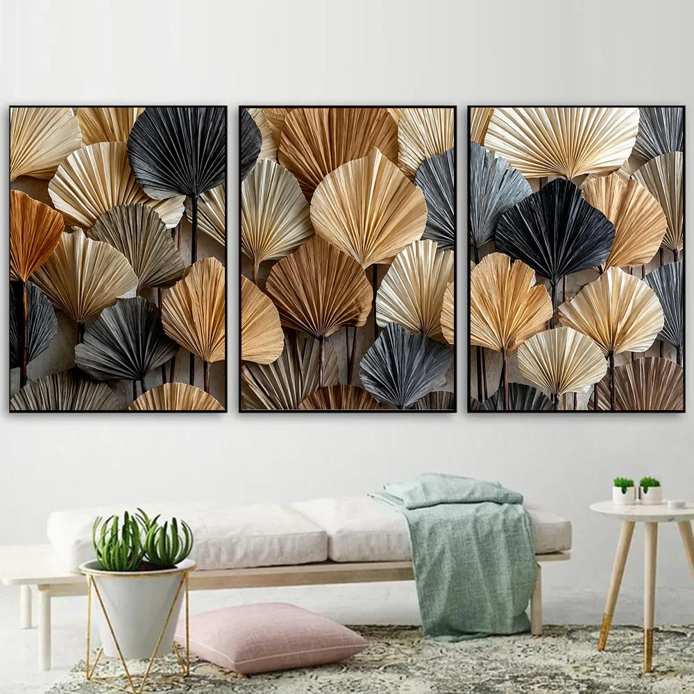 보헤미안 스타일의 말린 야자 잎을 활용한 식물 그림과  - Palm Leaf Dried 리뷰 및 가격
