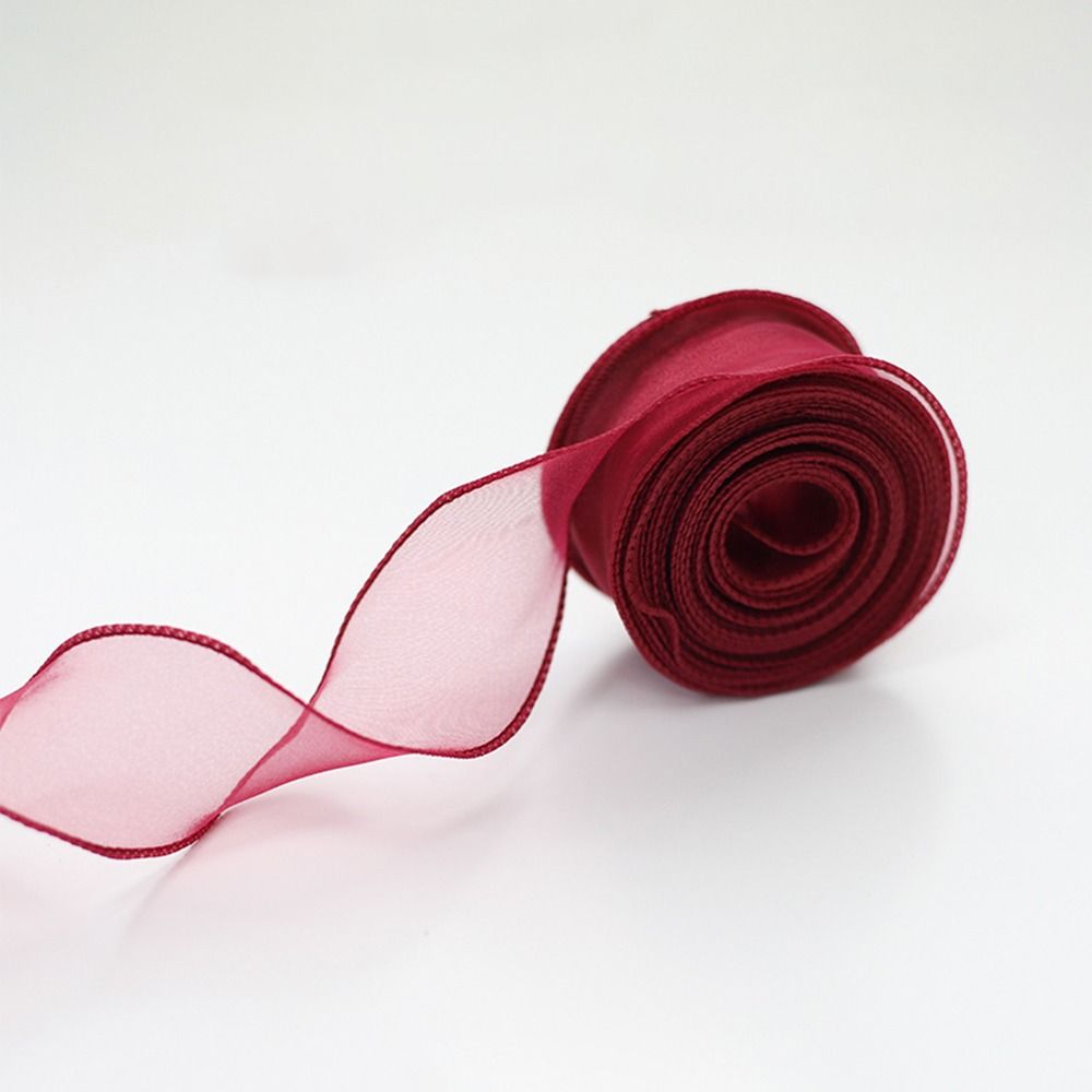 40mm 10야드 새틴 리본 롤, 꽃다발 포장용 레이스 - Ribbon Organza Roll 리뷰 및 가격