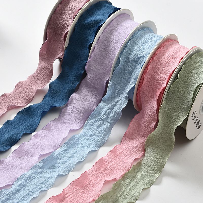 수제 장식용 원단 DIY 10야드/롤 주름 레이스 엣지 - Ribbon Organza Roll 리뷰 및 가격
