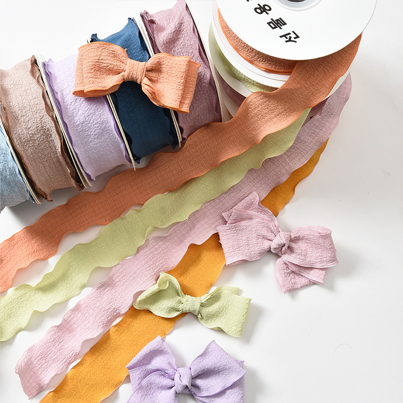 수제 장식용 원단 DIY 10야드/롤 주름 레이스 엣지 - Ribbon Organza Roll 리뷰 및 가격