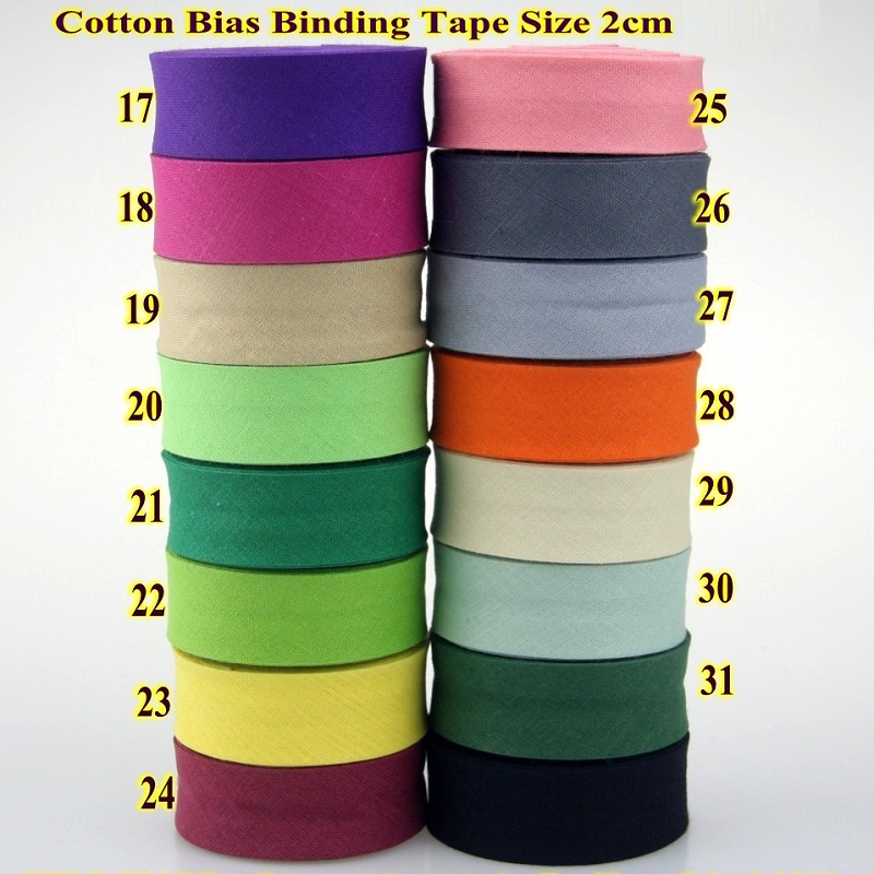 22m/롤 100% 면 바이어스 테이프, 폭 20mm  - Ribbon Organza Roll 리뷰 및 가격