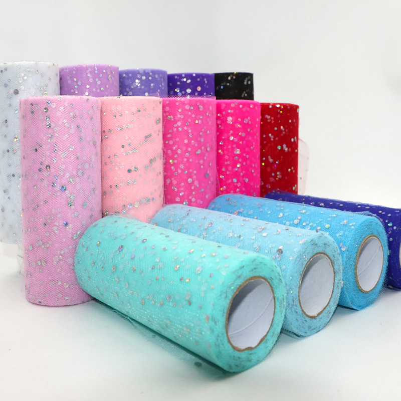 반짝이 장식 조각 Tulle 롤 10 야드 15cm O - Ribbon Organza Roll 리뷰 및 가격