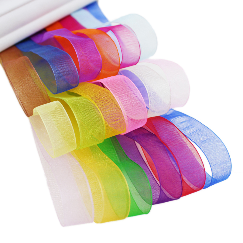 (50야드/롤) 12mm 오간자 리본 도매 선물 포장  - Ribbon Organza Roll 리뷰 및 가격